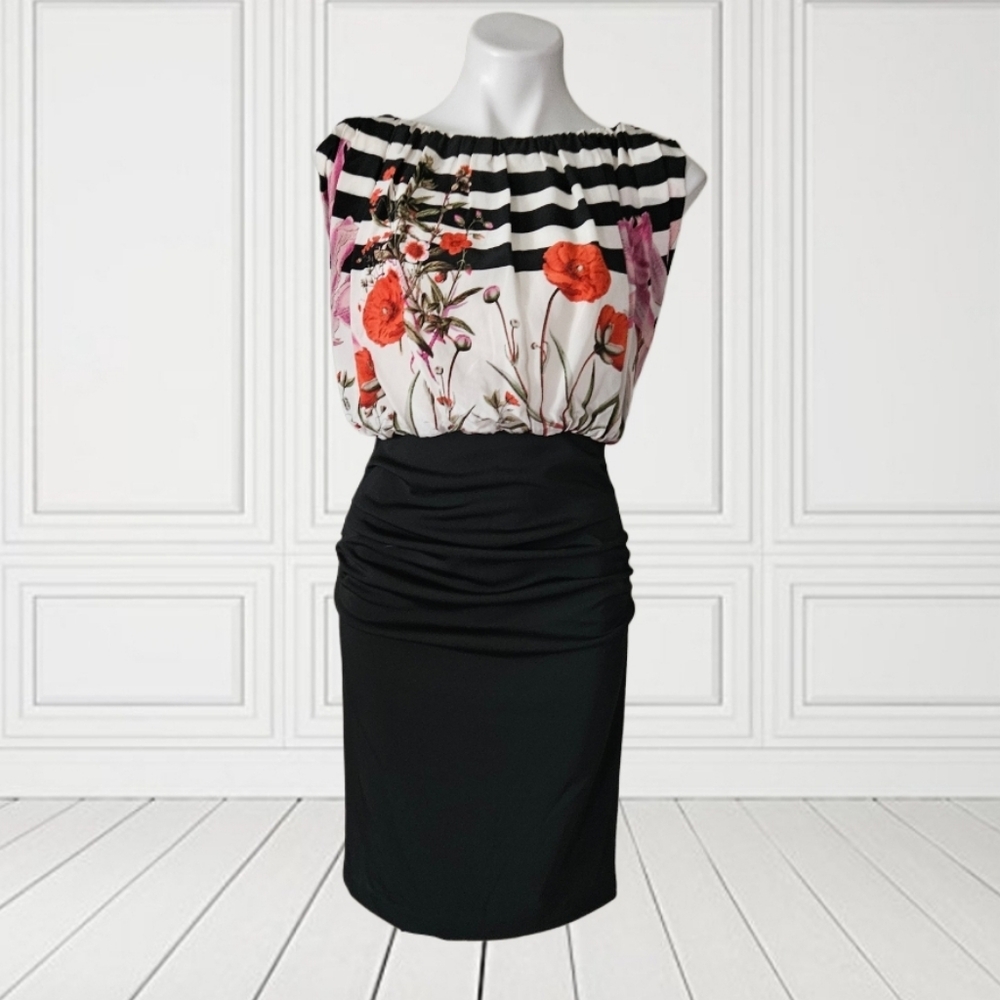 Suzi Chin Floral Print Dress